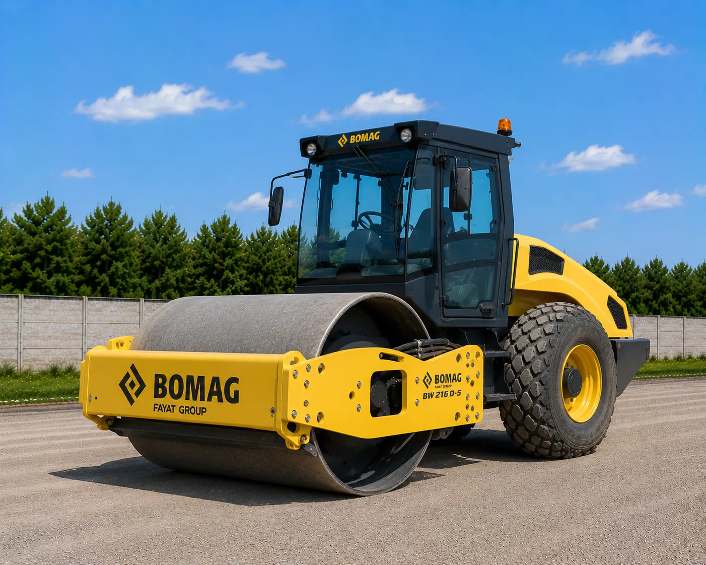 Грунтовый каток Bomag 16 тонн в аренду